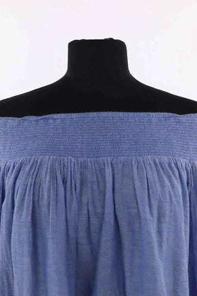 Blouse Maje Bleu en Coton