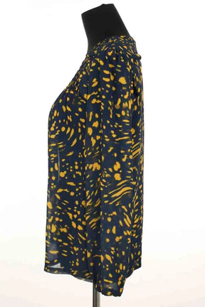 Blouse Maje Bleu en Polyester