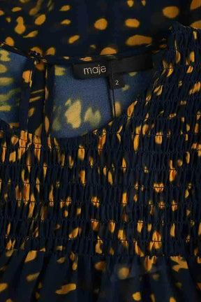 Blouse Maje Bleu en Polyester