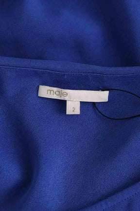 Blouse Maje Bleu en Synthétique