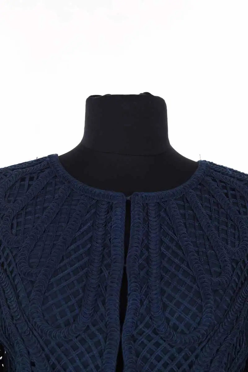 Blouse Maje Bleu en Synthétique