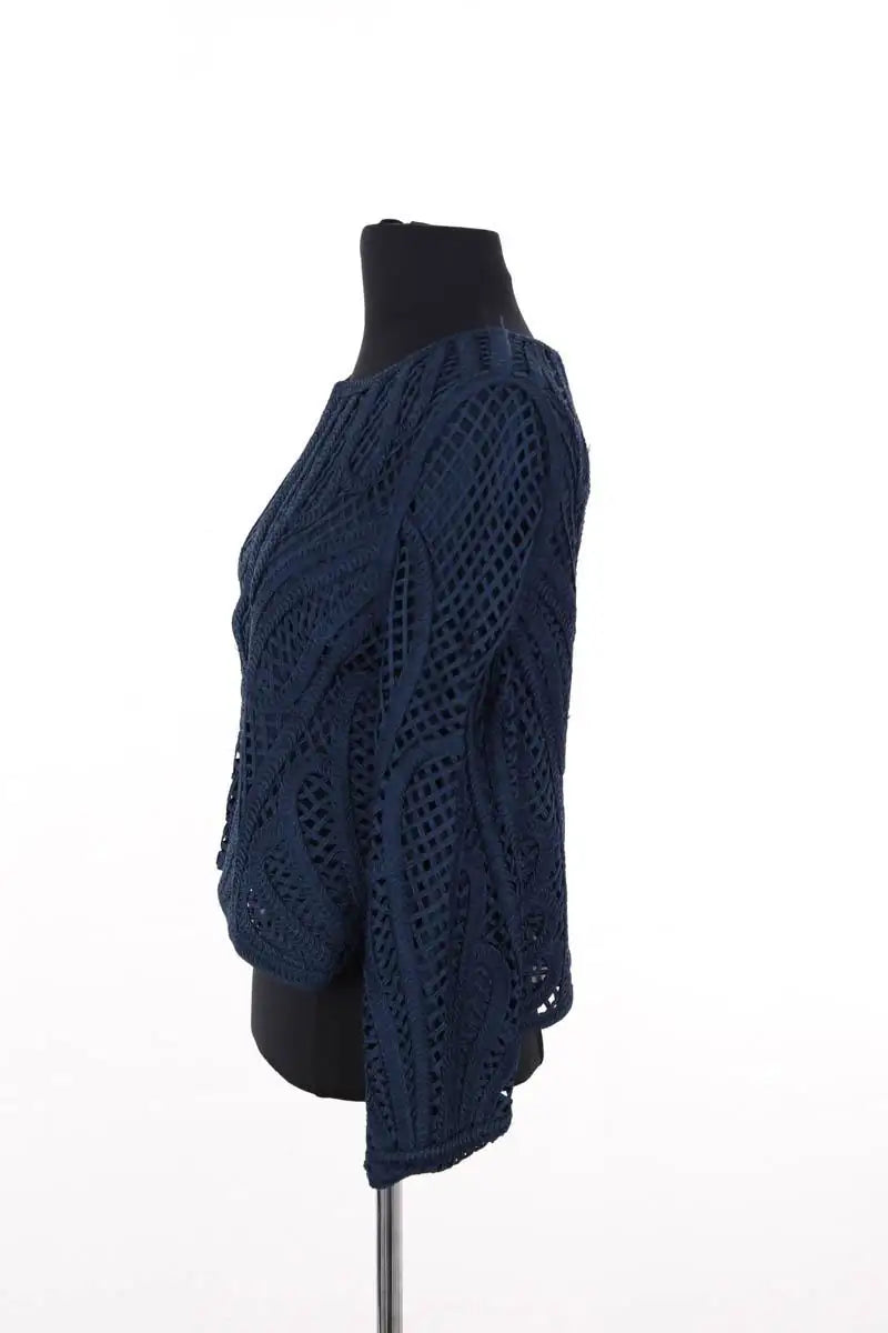 Blouse Maje Bleu en Synthétique