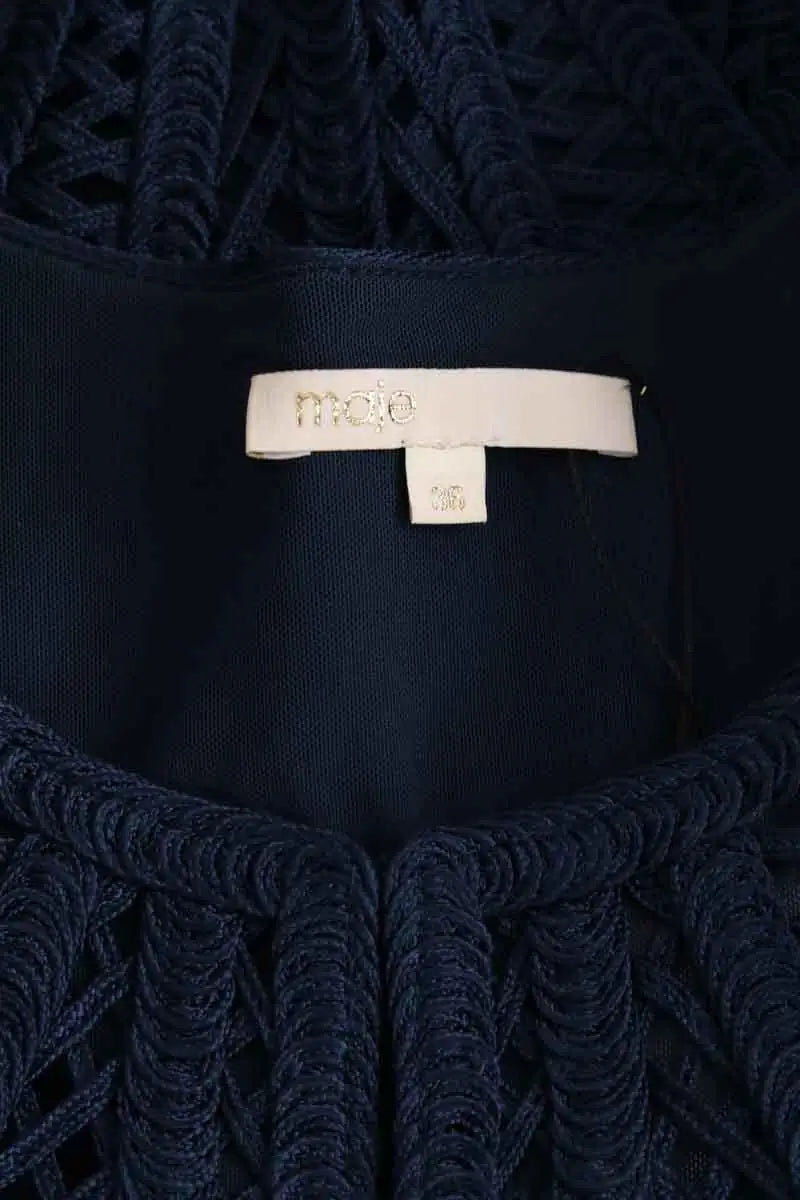Blouse Maje Bleu en Synthétique