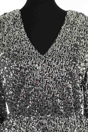 Blouse Maje Lanaly Gris en Polyester