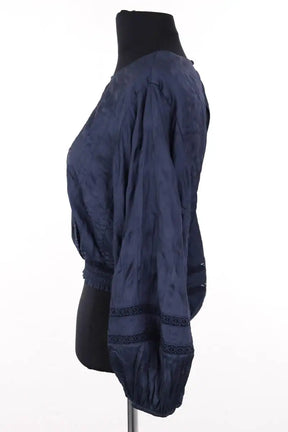 Blouse Maje Marine en Synthétique