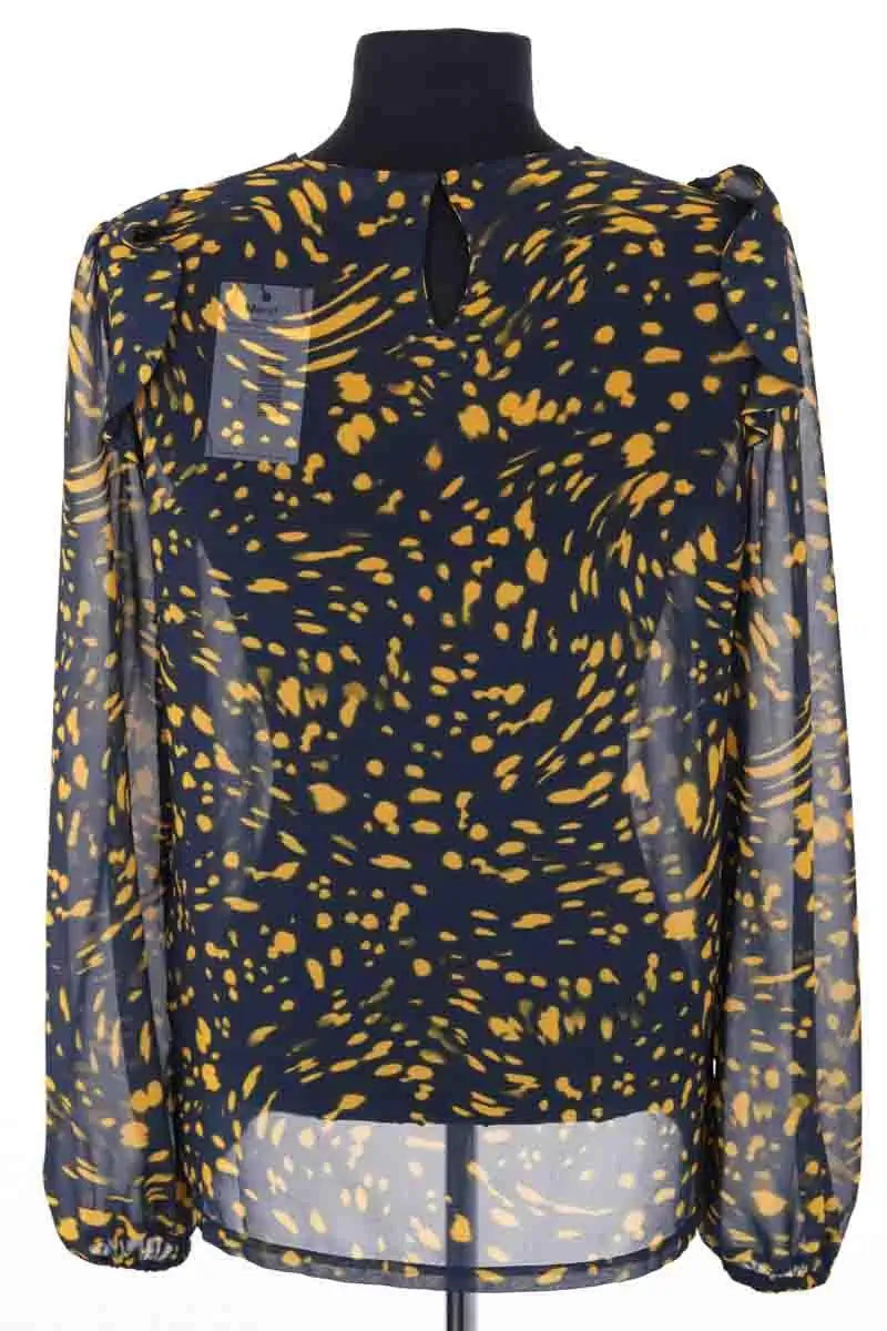 Blouse Maje Marine en Synthétique