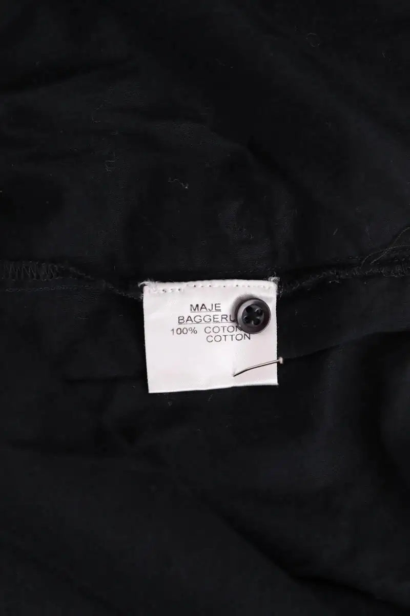 Blouse Maje Noir en Coton