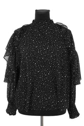 Blouse Maje Noir en Polyester, taille M - Seconde Main