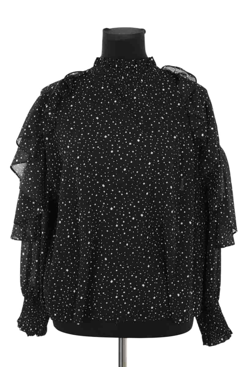 Blouse Maje Noir en Polyester, taille M - Seconde Main