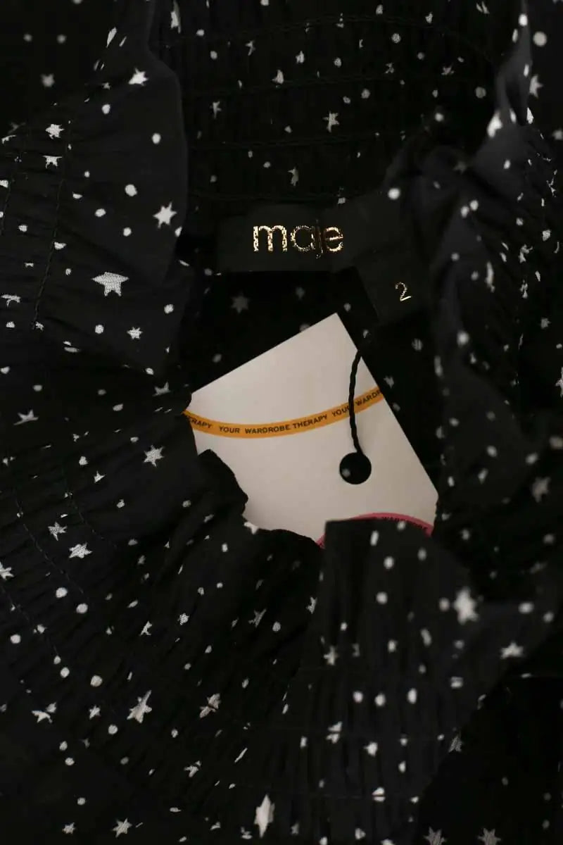 Blouse Maje Noir en Polyester