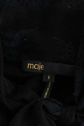 Blouse Maje Noir en Polyester