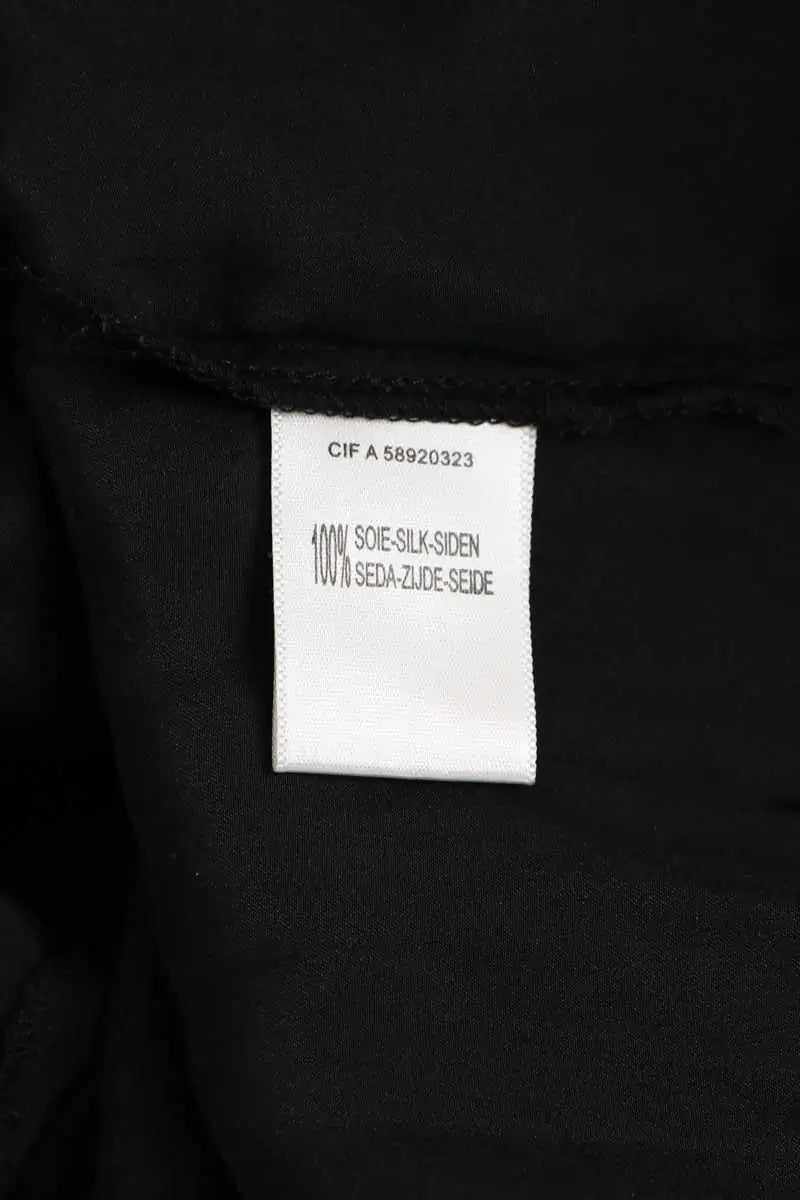 Blouse Maje Noir en Soie