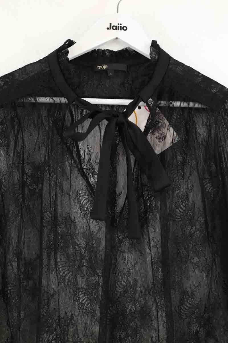 Blouse Maje Noir en Synthétique
