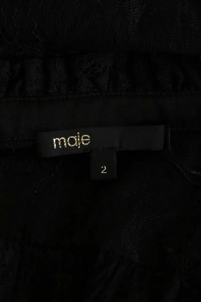 Blouse Maje Noir en Synthétique