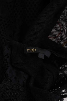 Blouse Maje Noir en Synthétique