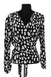 Blouse Maje Noir en Viscose, taille L - Seconde Main