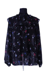 Blouse Maje Noir en Viscose, taille S - Seconde Main