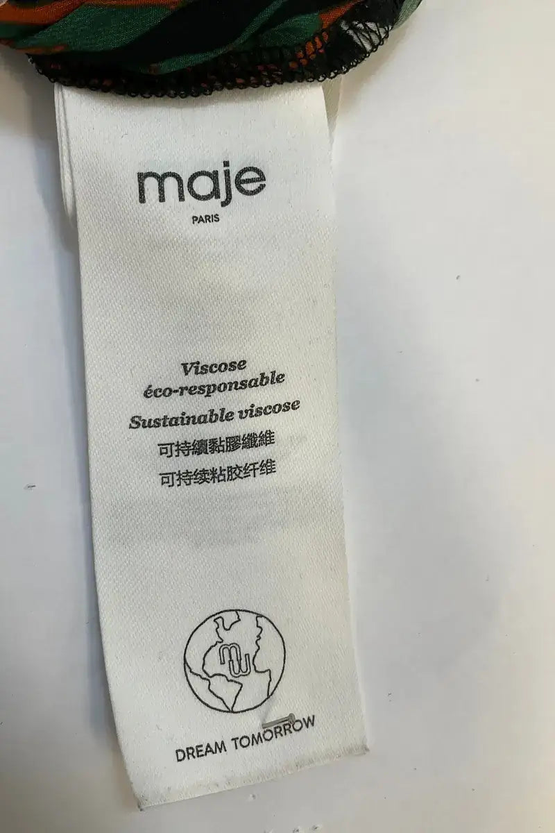Blouse Maje Noir en Viscose