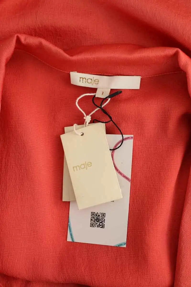 Blouse Maje Orange en Polyester