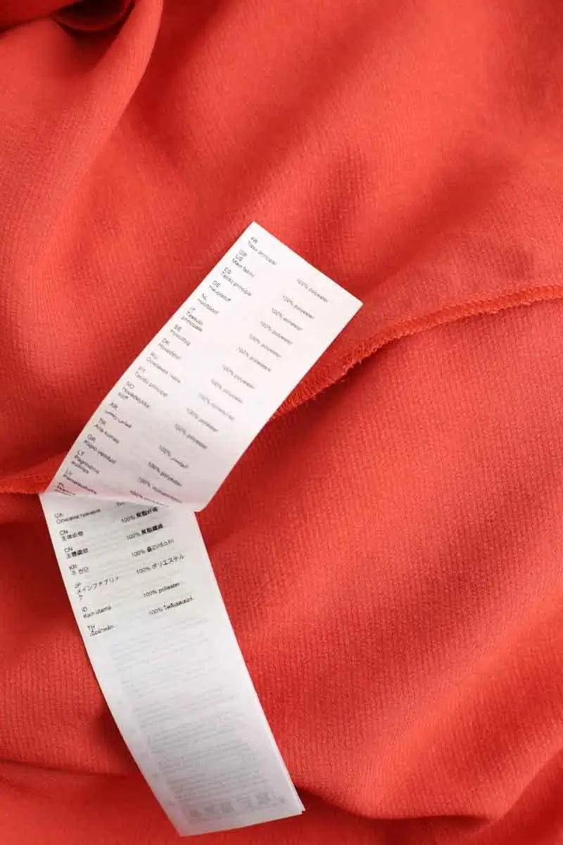 Blouse Maje Orange en Polyester