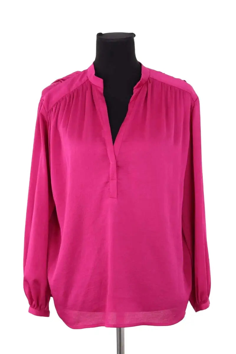 Blouse Maje Rose en Synthétique, taille L - Seconde Main