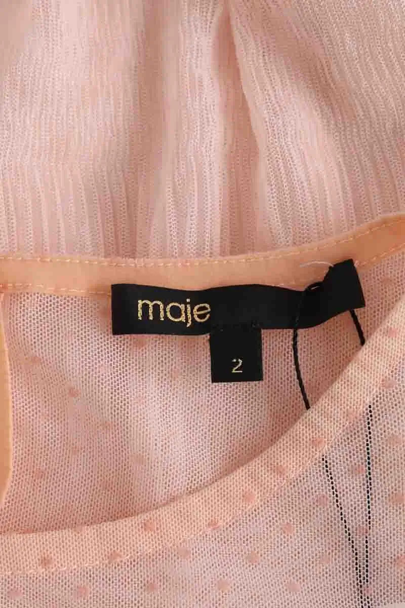 Blouse Maje Rose en Synthétique