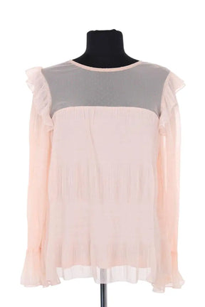 Blouse Maje Rose en Synthétique, taille M - Seconde Main