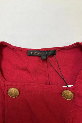 Blouse Maje Rouge en Soie