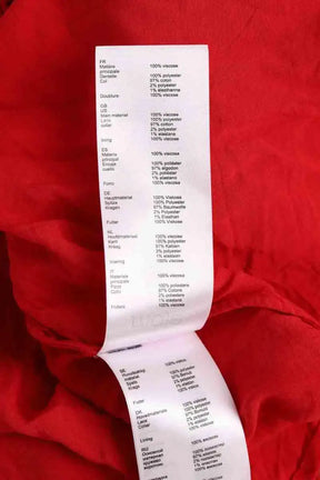 Blouse Maje Rouge en Synthétique