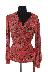 Blouse Maje Rouge en Viscose, taille S - Seconde Main