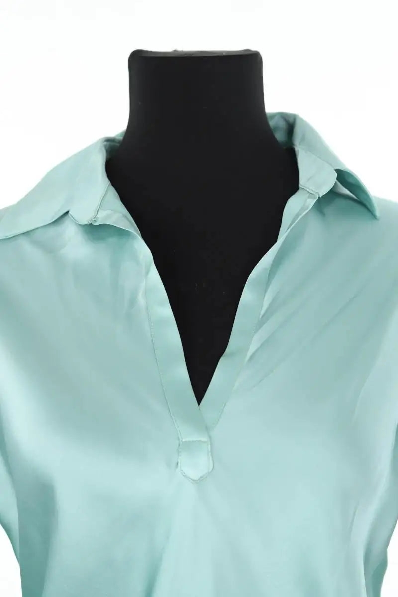Blouse Maje Vert en Soie