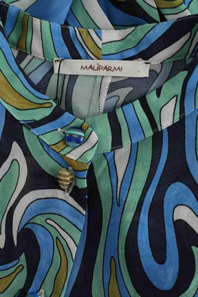 Blouse Maliparmi Bleu en Viscose