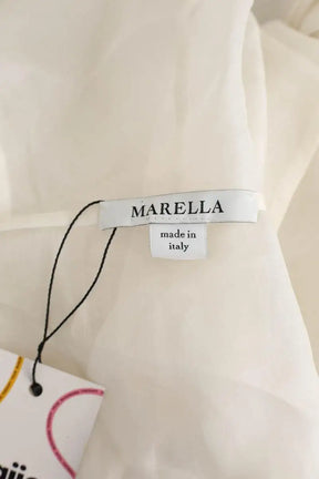 Blouse Marella Blanc en Soie