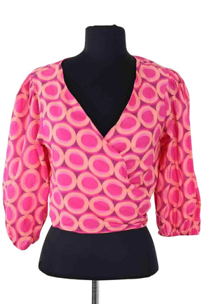 Blouse Maria de la Orden Rose en Coton, taille M - Seconde Main