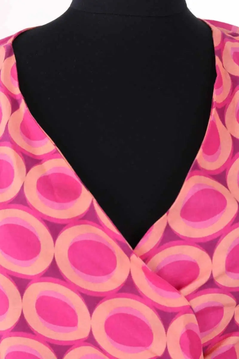 Blouse Maria de la Orden Rose en Coton