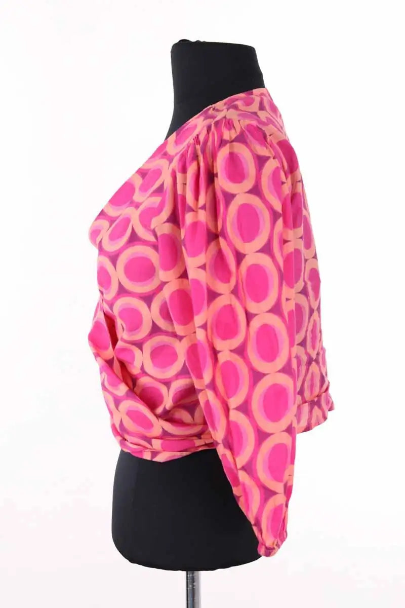 Blouse Maria de la Orden Rose en Coton