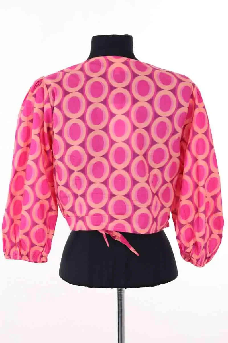 Blouse Maria de la Orden Rose en Coton