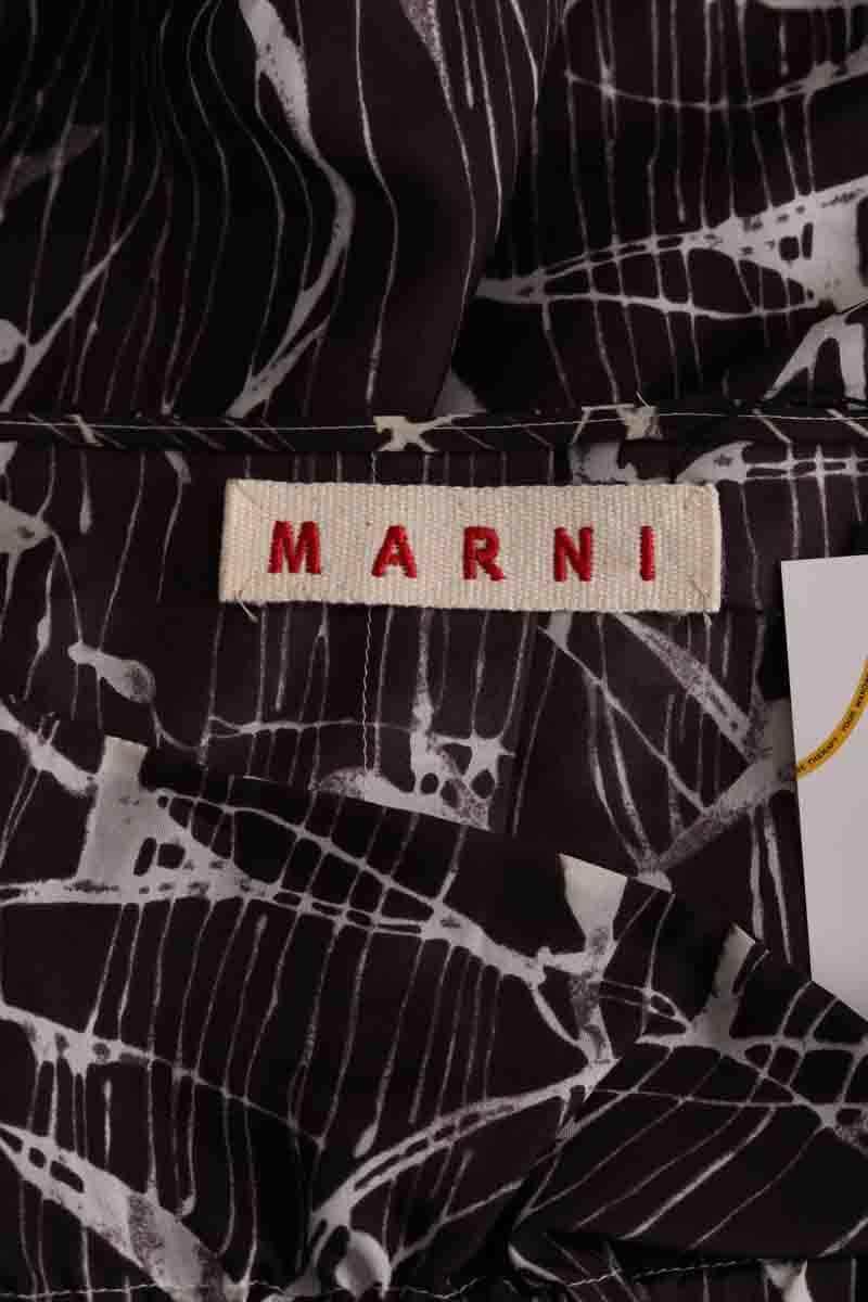 Blouse Marni Marron en Soie