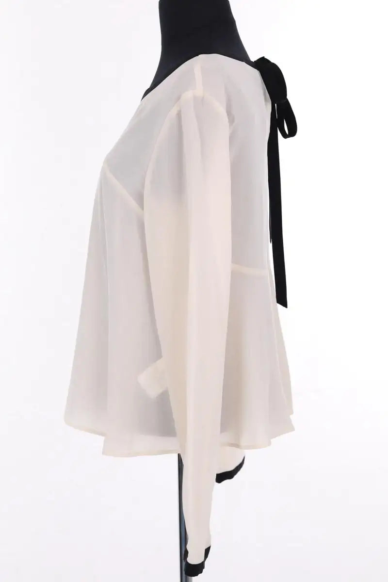 Blouse Max & Co Beige en Soie