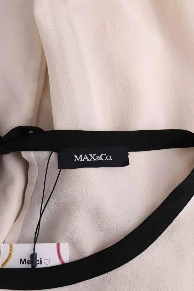 Blouse Max & Co Beige en Soie