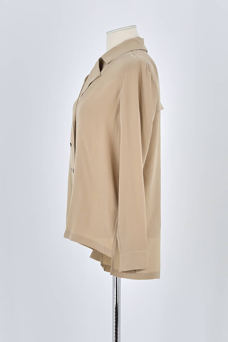 Blouse Max & Moi Beige en Soie