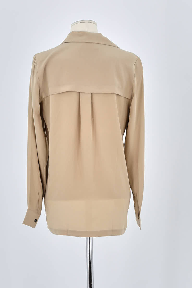Blouse Max & Moi Beige en Soie