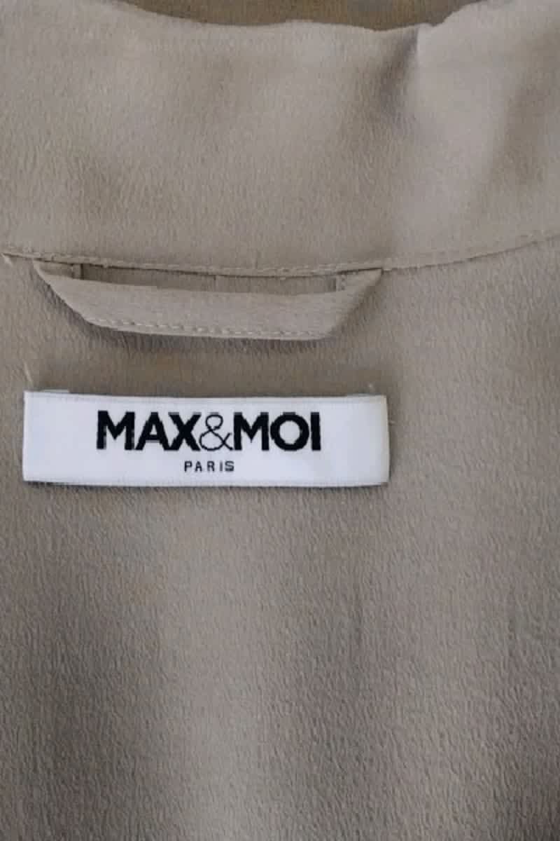 Blouse Max & Moi Beige en Soie