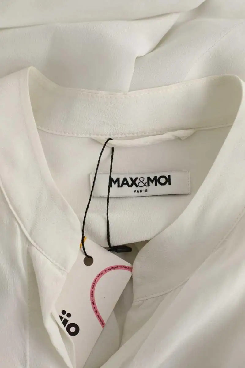 Blouse Max & Moi Blanc en Soie