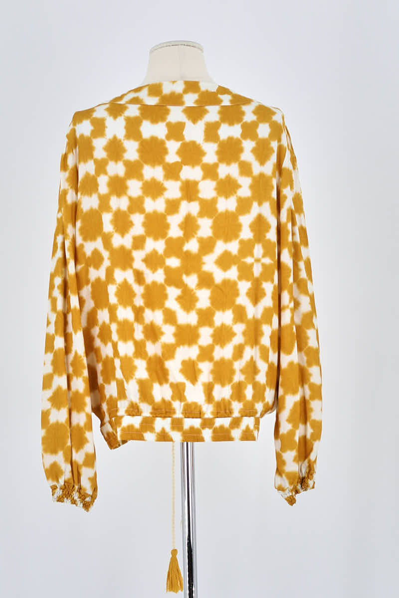 Blouse Max & Moi Jaune en Viscose
