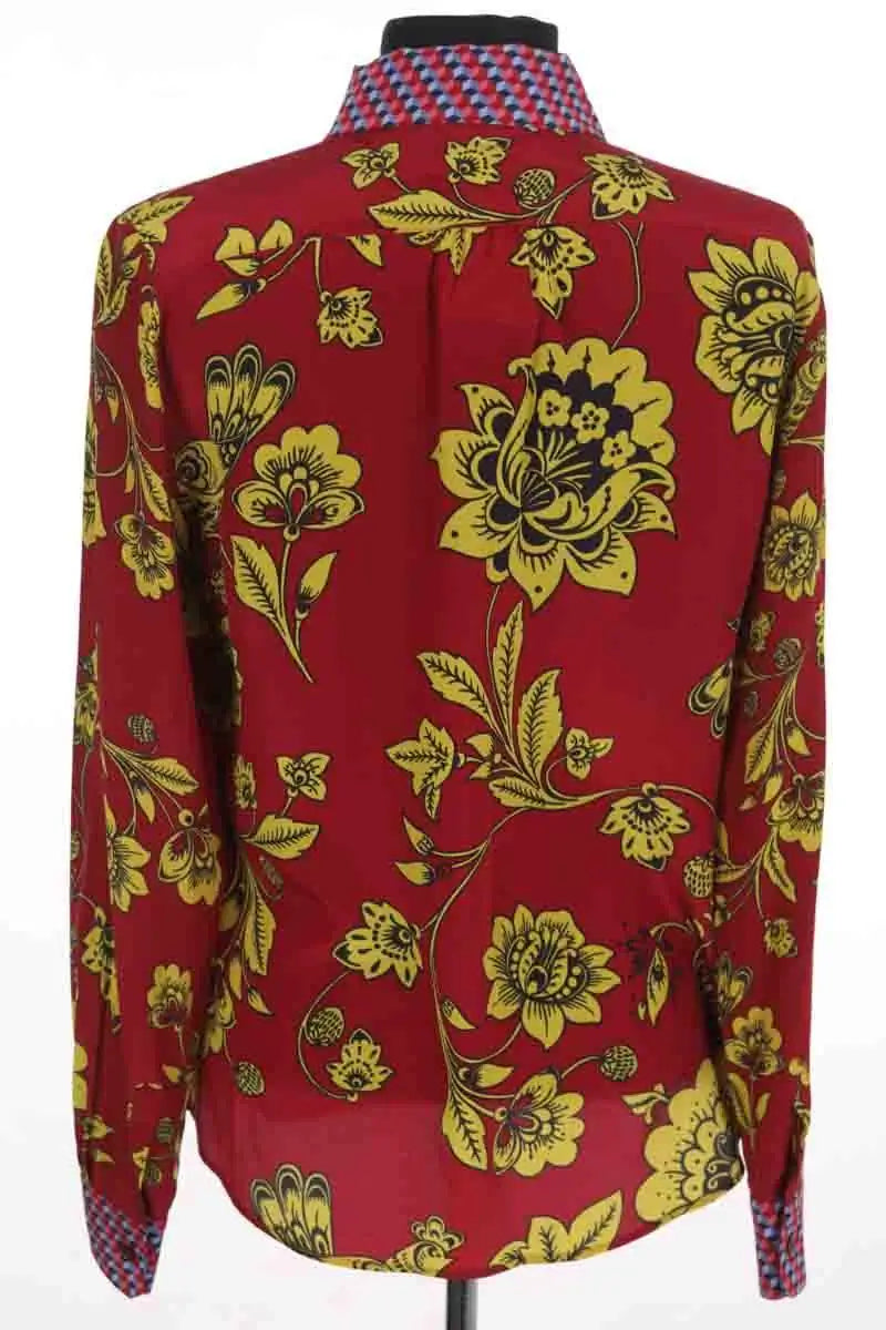 Blouse Max Mara Rouge en Soie