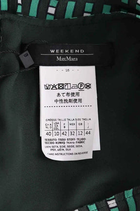 Blouse Max Mara Vert en Soie