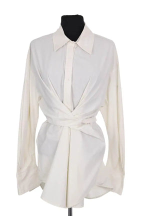 Blouse Mes Demoiselles Blanc en Coton, taille S - Seconde Main