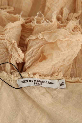 Blouse Mes Demoiselles Iris Beige en Coton
