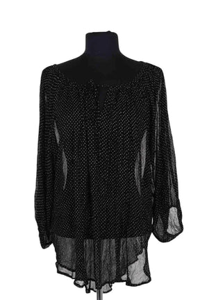 Blouse Mes Demoiselles Noir en Synthétique, taille M - Seconde Main